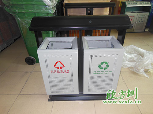 貴陽物業(yè)戶外鋼板沖孔垃圾桶，客戶的二次選擇。