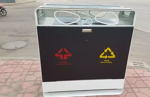 成都高大上果皮箱：有WiFi，靠太陽能工作